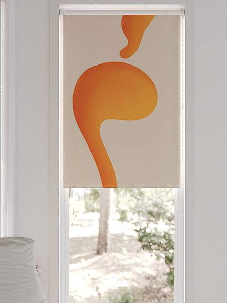 Рулонная штора для кухни для детской Фиреда - 295 - ширина 62 см - фото 6