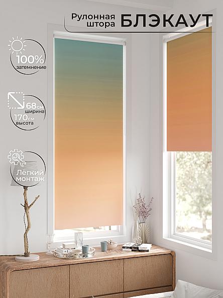 Рулонная штора для кухни для детской Легроса - 274 - ширина 68 см - фото 2