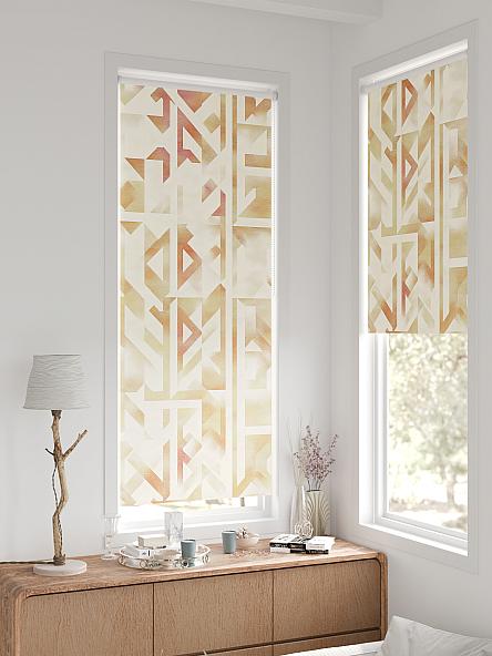 Рулонная штора для кухни для детской Легроса - 293 - ширина 68 см