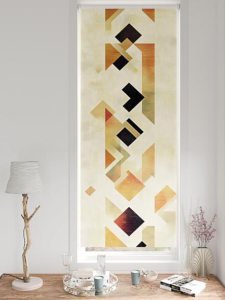 Рулонная штора для кухни для детской Легроса - 294 - ширина 68 см - фото 3