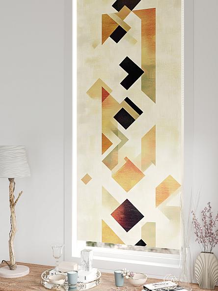 Рулонная штора для кухни для детской Легроса - 294 - ширина 68 см - фото 5