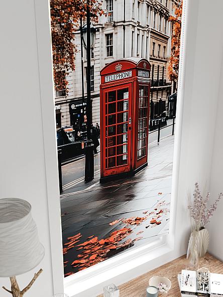 Рулонная штора для кухни для детской Легроса - 297 - ширина 68 см - фото 4