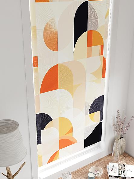 Рулонная штора для кухни для детской Легроса - 298 - ширина 68 см - фото 4