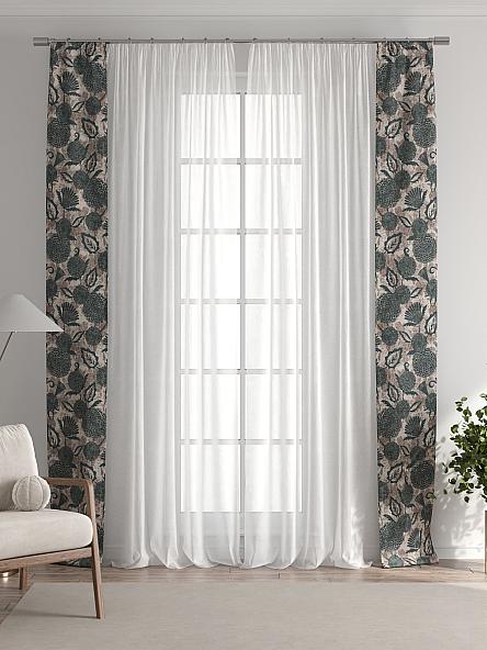 Тюль с декоративными подхватами Лабрист - 328 - фото 7