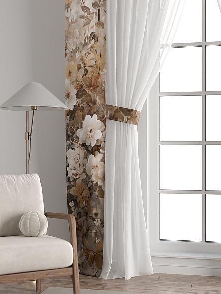 Тюль с декоративными подхватами Лабрист - 329 - фото 6