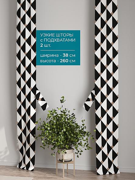 Тюль с декоративными подхватами Лабрист - 333 - фото 2