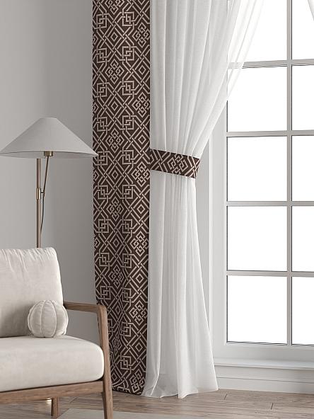 Тюль с декоративными подхватами Лабрист - 336 - фото 6