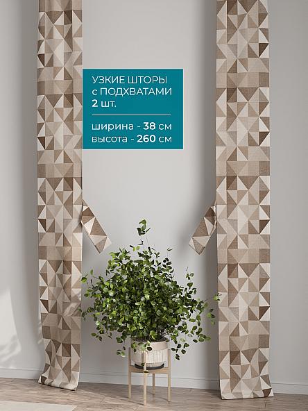 Тюль с декоративными подхватами Лабрист - 345 - фото 2