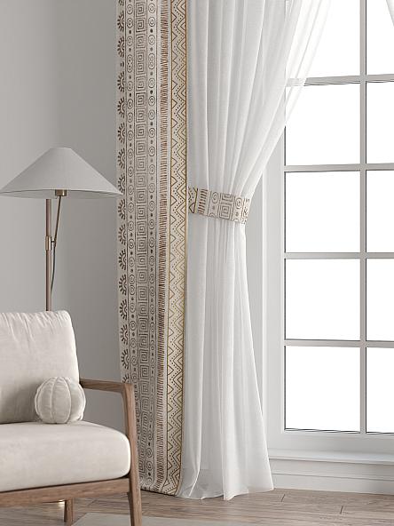 Тюль с декоративными подхватами Лабрист - 354 - фото 6