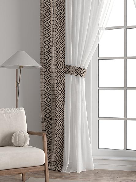 Тюль с декоративными подхватами Лабрист - 366 - фото 6