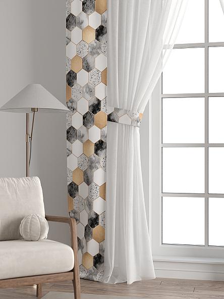 Тюль с декоративными подхватами Лабрист - 368 - фото 6