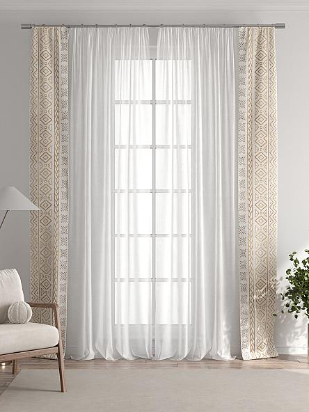 Тюль с декоративными подхватами Лабрист - 373 - фото 7