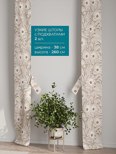 Тюль с декоративными подхватами Лабрист - 374 - фото 2