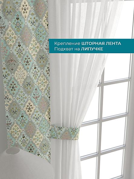 Тюль с декоративными подхватами Лабрист - 377 - фото 4