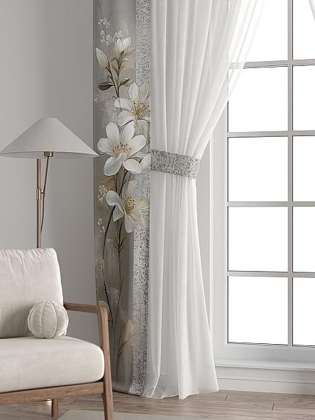 Тюль с декоративными подхватами Лабрист - 382 - фото 6