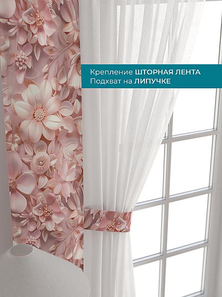 Тюль с декоративными подхватами Лабрист - 387 - фото 4