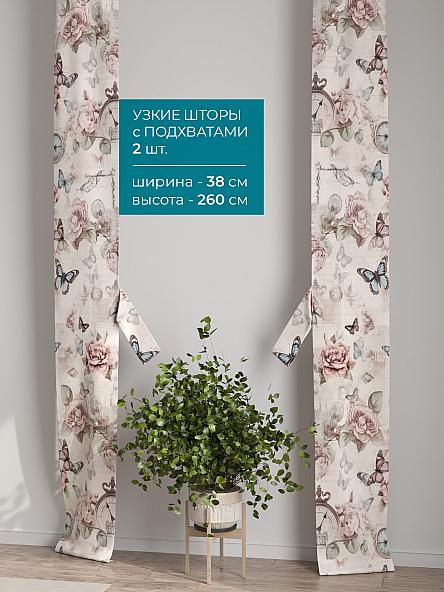 Тюль с декоративными подхватами Лабрист - 392 - фото 2