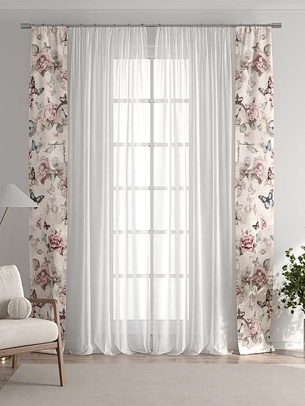 Тюль с декоративными подхватами Лабрист - 392 - фото 7