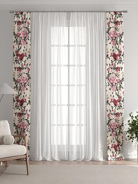 Тюль с декоративными подхватами Лабрист - 393 - фото 7