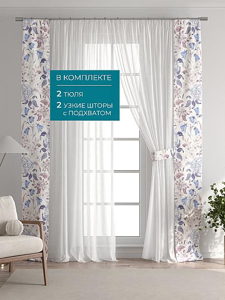 Тюль с декоративными подхватами Лабрист - 406 - фото 5