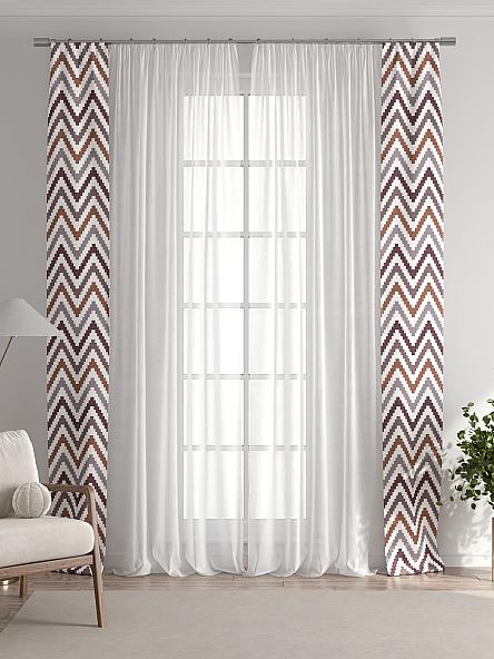 Тюль с декоративными подхватами Лабрист - 407 - фото 7