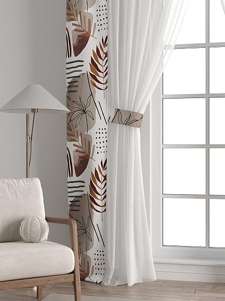 Тюль с декоративными подхватами Лабрист - 410 - фото 6