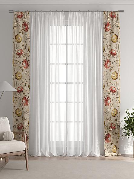 Тюль с декоративными подхватами Лабрист - 413 - фото 7