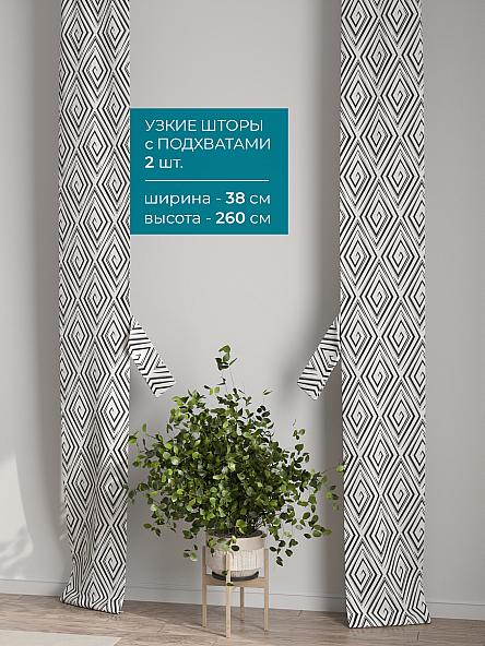 Тюль с декоративными подхватами Лабрист - 415 - фото 2