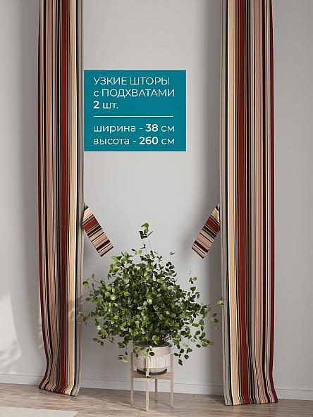 Тюль с декоративными подхватами Лабрист - 418 - фото 2