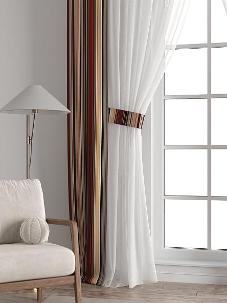 Тюль с декоративными подхватами Лабрист - 418 - фото 6