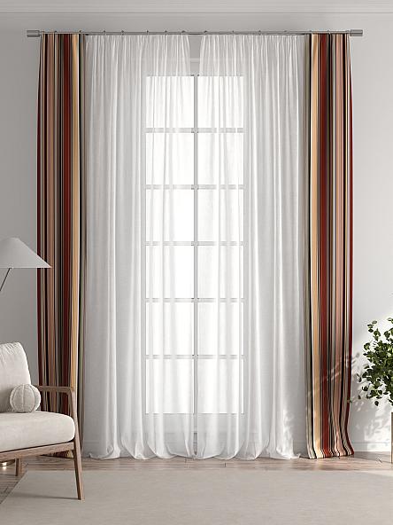 Тюль с декоративными подхватами Лабрист - 418 - фото 7