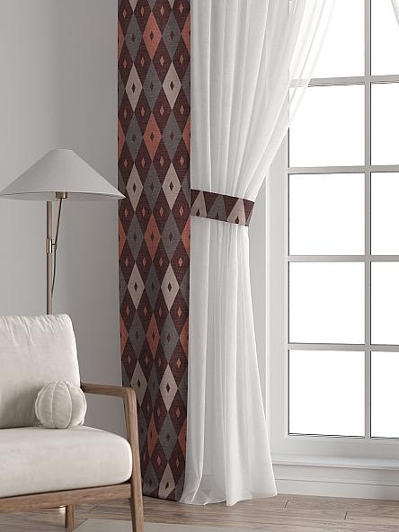 Тюль с декоративными подхватами Лабрист - 420 - фото 6