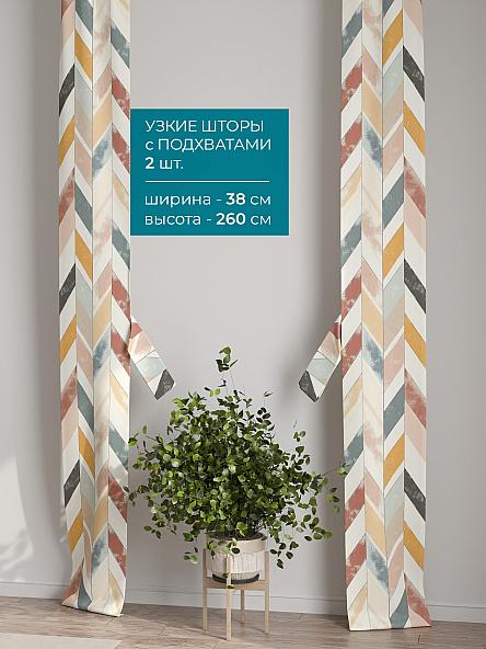 Тюль с декоративными подхватами Лабрист - 427 - фото 2