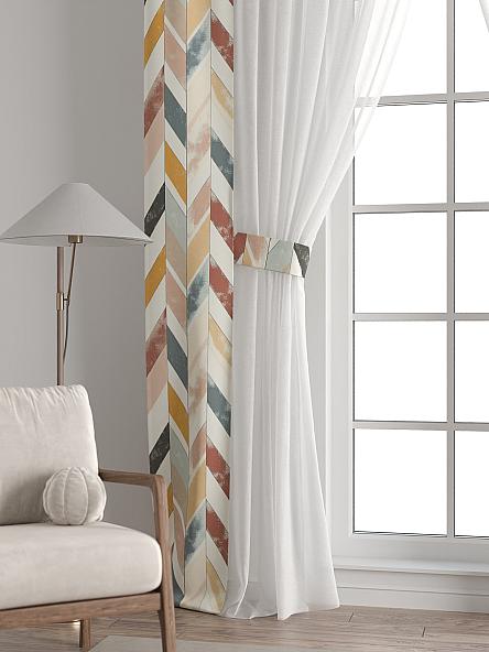 Тюль с декоративными подхватами Лабрист - 427 - фото 6