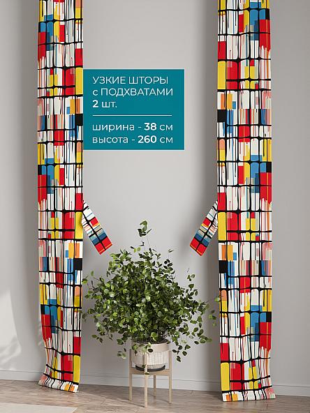 Тюль с декоративными подхватами Лабрист - 429 - фото 2