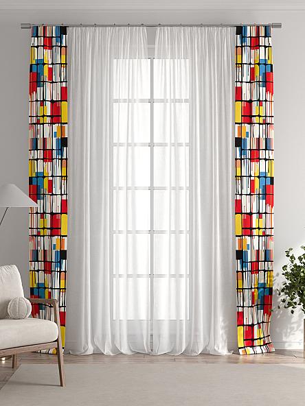 Тюль с декоративными подхватами Лабрист - 429 - фото 7