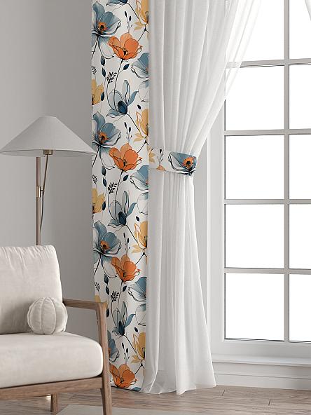 Тюль с декоративными подхватами Лабрист - 430 - фото 6