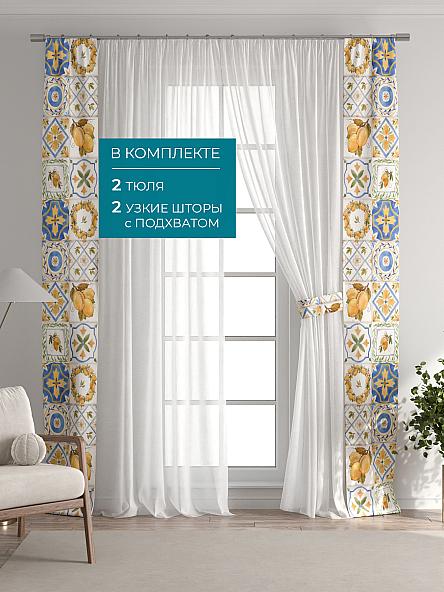 Тюль с декоративными подхватами Лабрист - 433 - фото 5