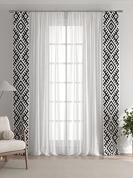 Тюль с декоративными подхватами Лабрист - 444 - фото 7