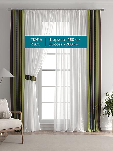 Тюль с декоративными подхватами Лабрист - 449 - фото 3