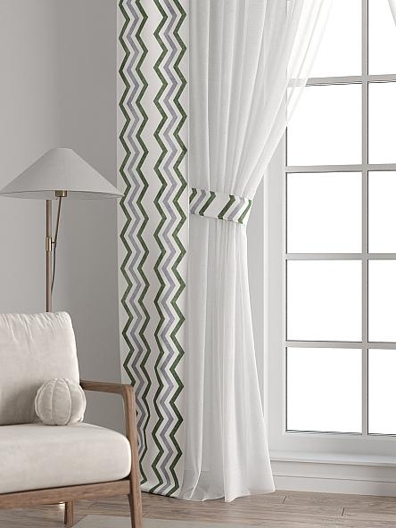 Тюль с декоративными подхватами Лабрист - 450 - фото 6