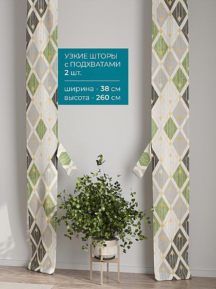 Тюль с декоративными подхватами Лабрист - 451 - фото 2