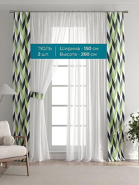 Тюль с декоративными подхватами Лабрист - 452 - фото 3