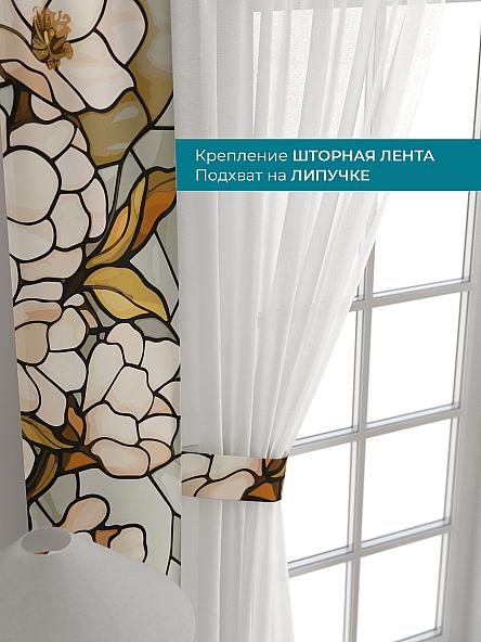 Тюль с декоративными подхватами Лабрист - 459 - фото 4