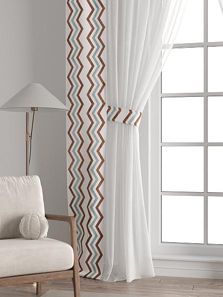 Тюль с декоративными подхватами Лабрист - 471 - фото 6