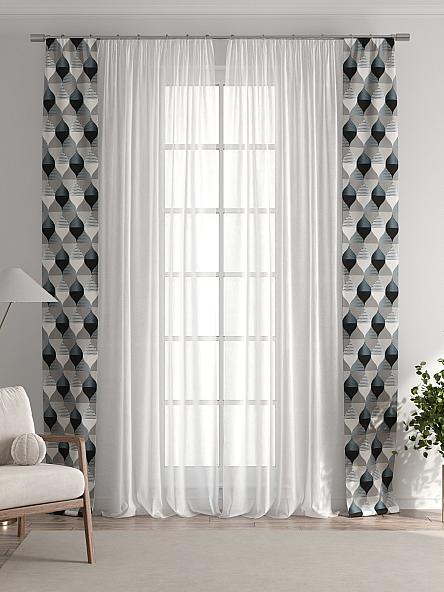 Тюль с декоративными подхватами Лабрист - 472 - фото 7