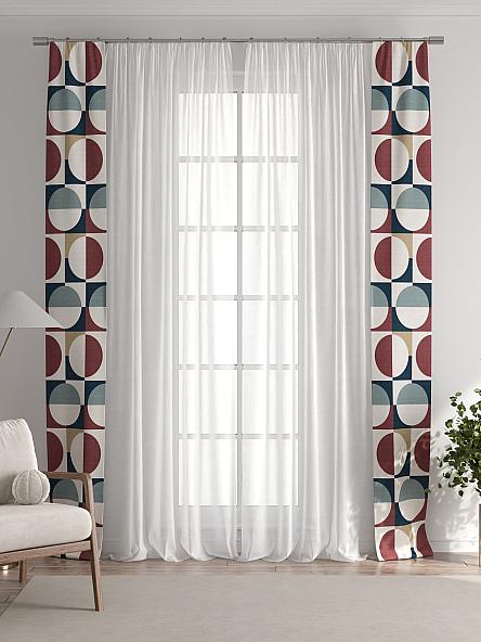 Тюль с декоративными подхватами Лабрист - 473 - фото 7