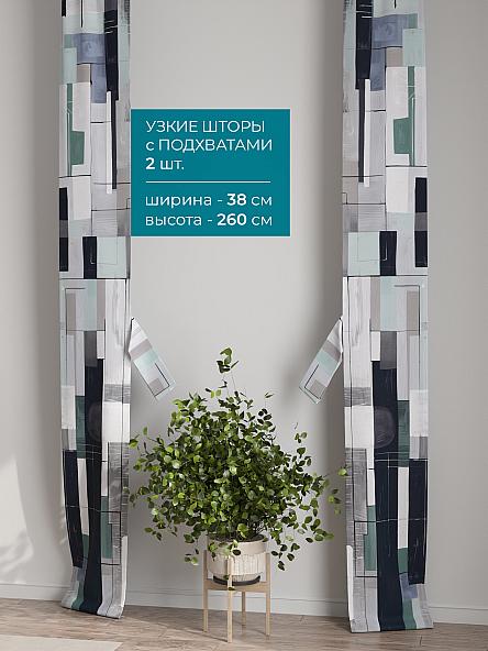 Тюль с декоративными подхватами Лабрист - 475 - фото 2