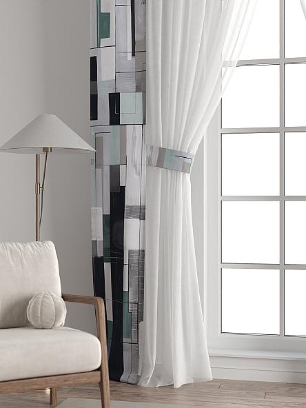 Тюль с декоративными подхватами Лабрист - 475 - фото 6