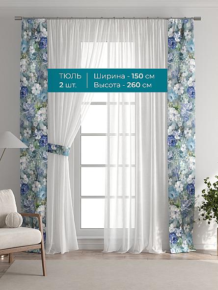 Тюль с декоративными подхватами Лабрист - 478 - фото 3